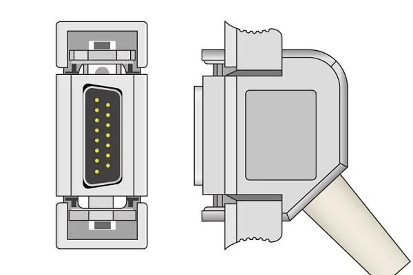 Compatiblebosch 603Dのワンピースの10鉛EKGケーブル