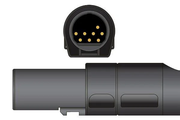 GE Corometrics 4033caxのために互換性があるSpO2アダプター ケーブル。2.4m