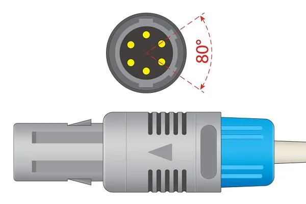 Mindray 0010-20-42595のSpO2延長ケーブル