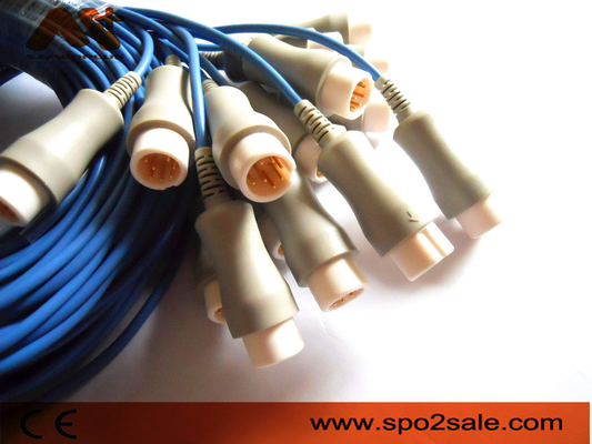 DatexのMindray Spo2ケーブルのszmedplus Spo2の延長ケーブルの灰色
