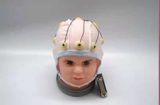 Neurofeedback医学のEEGケーブルは10耳クリップ錫の電極のための鉛EEGの帽子を統合した