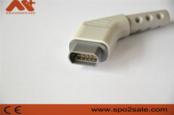 16pin ECGのコネクターの灰色色の多用性があるDraeger multi-site ECGケーブル