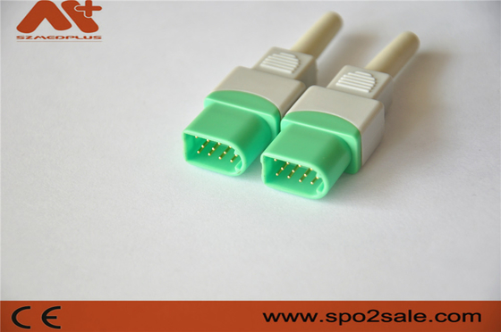 緑色のDatascopeの忍耐強いモニターの医学の付属品のためのECGのコネクター12Pin