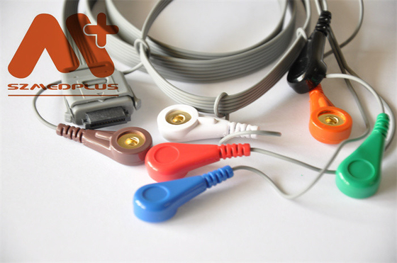 生物医学的な器械のBI ECG Holterケーブル7の鉛のスナップ- C07-12-13