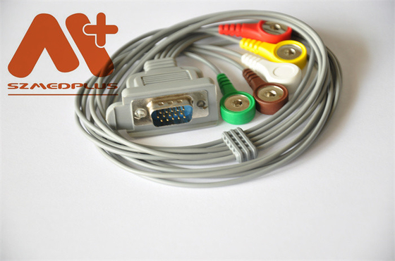 DMS DMS300-3A 5の鉛のHolterケーブルのDMS 20200084 15 Pin