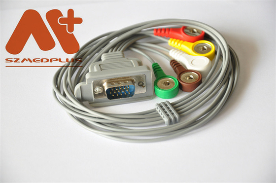 DMS DMS300-3A 5の鉛のHolterケーブルのDMS 20200084 15 Pin