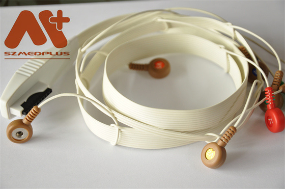 TPU 10の鉛のHolterケーブルのMortara医学EcgケーブルAHA - 9293-034-50