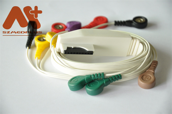 Mortara 10の鉛ECGケーブルIEC - Holterのレコーダーのための9293-017-50