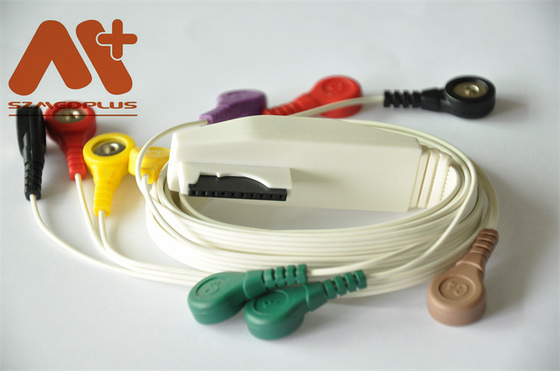 Mortara 10の鉛ECGケーブルIEC - Holterのレコーダーのための9293-017-50