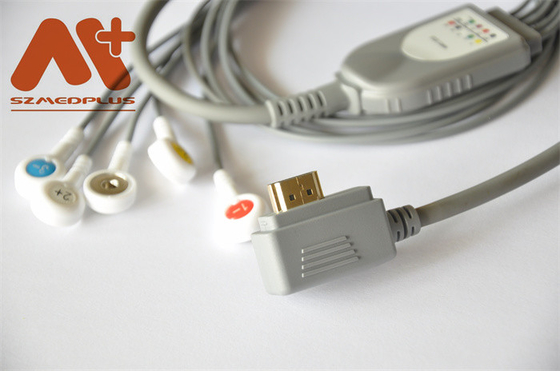 ECG Holterケーブル5はVoles&HillsスマートなHolterの登記制度のための互換性がある導く
