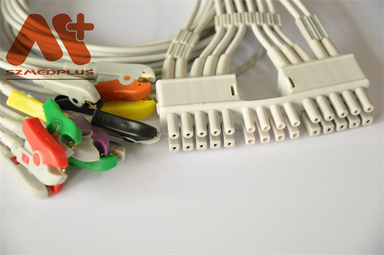 Mortara Burdick 10の鉛のEcgケーブル9293-047-60 AHAによって使用されるEKGの機械