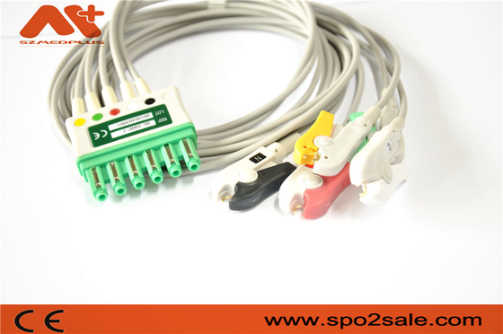 Draeger多用性があるECG忍耐強いケーブル5の鉛クリップMS16546 AHA