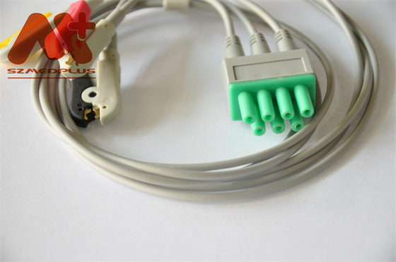 遠隔測定工学Mindray ECGはTMS-6016 3鉛ECGケーブル115-004871-00をケーブルで通信する