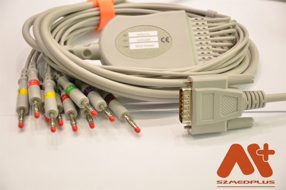AV-9100 9300 9600 9120 EKG マシンのためのリードECGケーブル