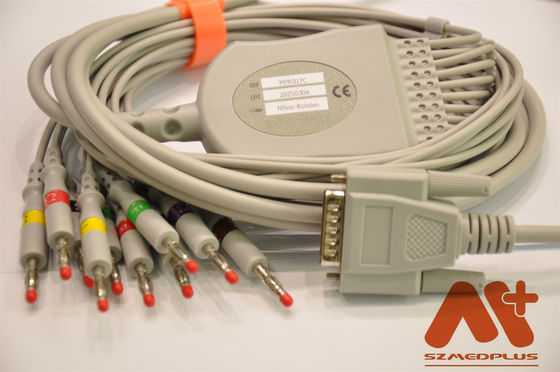 カーディオニクス 10 リードECGケーブル カーディオニクス カーディオタッチ / カーディオプラグ EKGマシン